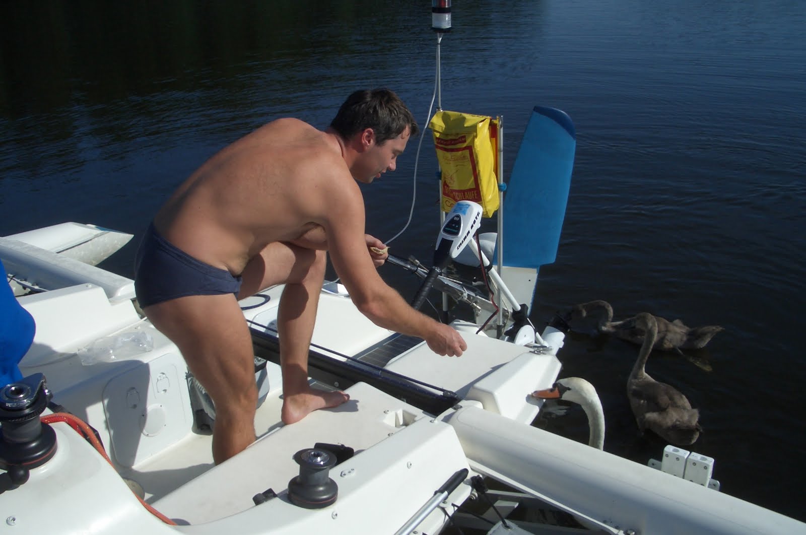 Schönes Wetter und technische Probleme